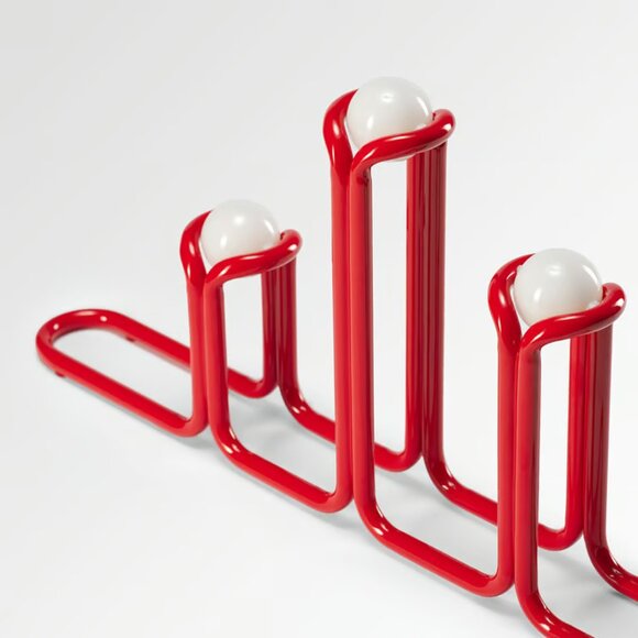 IKEA Gustav Westman - Strala Lamp LED candelabra, metal red - Picture 3 of 4